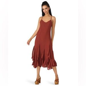 Steve Madden Terracotta Midi Dress